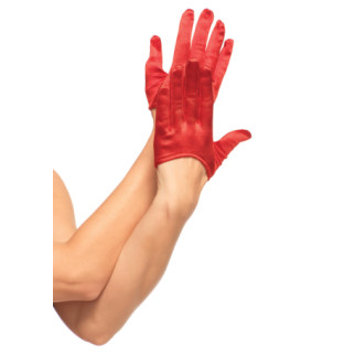 Рукавички сексуальні One Size Mini Cropped Satin Gloves від Leg Avenue - Інтернет-магазин спільних покупок ToGether