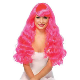 Перука Leg Avenue Neon Star Long Wavy Wig Pink - Інтернет-магазин спільних покупок ToGether