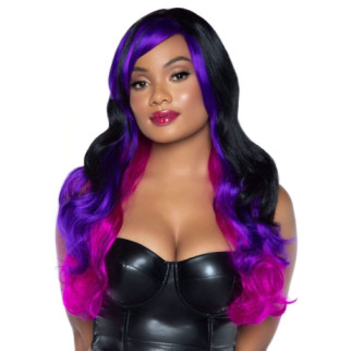 Перука Leg Avenue Allure Multi Color Wig Black/Purple - Інтернет-магазин спільних покупок ToGether