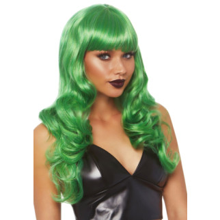 Хвиляста перука Leg Avenue Misfit Long Wavy Wig Green, довга, реалістичний вигляд, 61 см - Інтернет-магазин спільних покупок ToGether