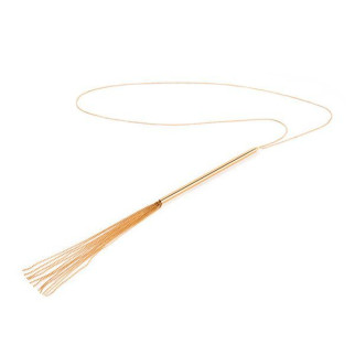 Ланцюжок-батіг на шию Bijoux Indiscrets MAGNIFIQUE Necklace Whip - Gold, прикраса для тіла - Інтернет-магазин спільних покупок ToGether