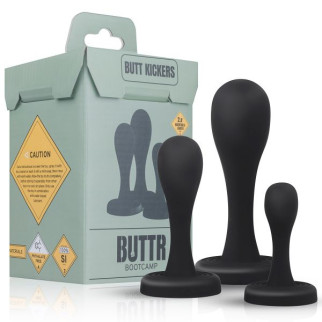 Набір анальних пробок BUTTR Butt Kickers Butt Plug Training Set - Інтернет-магазин спільних покупок ToGether
