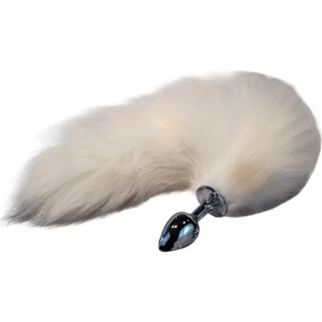 Анальна пробка лисячий хвіст DS Fetish Anal plug fox tail white - Інтернет-магазин спільних покупок ToGether
