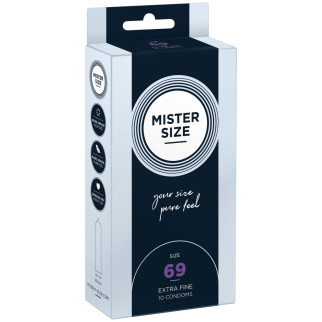 Презервативи Mister Size - pure feel - 69 (10 condoms), товщина 0,05 мм - Інтернет-магазин спільних покупок ToGether