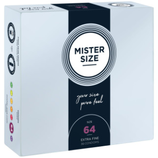 Презервативи Mister Size - pure feel - 64 (36 condoms), товщина 0,05 мм - Інтернет-магазин спільних покупок ToGether