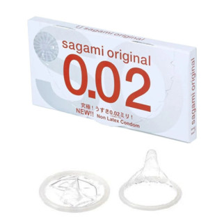 Японські ультратонкі презервативи без латексу 0.02 Sagami в наборі 2 шт. - Інтернет-магазин спільних покупок ToGether