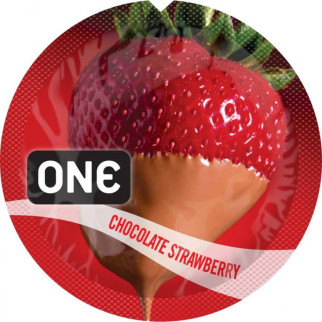 Презерватив One FlavorWaves Chocolate Strawberry Chocolate Strawberry шоколда з полуницею - Інтернет-магазин спільних покупок ToGether