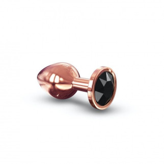 Металева анальна пробка із прикрасою у вигляді кристалу Dorcel - Diamond Plug Rose Gold M - Інтернет-магазин спільних покупок ToGether