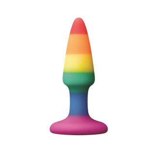 Анальна пробка NS Novelties COLOURS PRIDE EDITION PLEASURE PLUG MINI - Інтернет-магазин спільних покупок ToGether