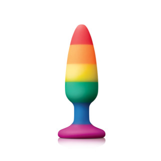 Анальна пробка силікон NS Novelties COLOURS PRIDE EDITION PLUG M - Інтернет-магазин спільних покупок ToGether