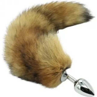 Анальна пробка S лисячий хвіст DS Fetish Anal plug S fox tail natural fox - Інтернет-магазин спільних покупок ToGether