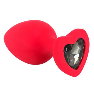 Анальна пробка з кристалом у вигляді серця You2Toys, червона - Інтернет-магазин спільних покупок ToGether