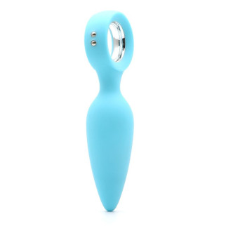 Анальна вібропробка KisToy Orville, діаметр 3 см Синій - Інтернет-магазин спільних покупок ToGether