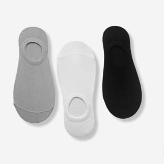 Короткі шкарпетки(сліди) жіночі однотонні р-21-23(36-38), 23-25(38-40) сірий, білий, чорний - Інтернет-магазин спільних покупок ToGether