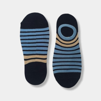 Бамбукові шкарпетки короткі чоловічі сліди сині+блакитна смужка р.43-44 Twinsocks - Інтернет-магазин спільних покупок ToGether
