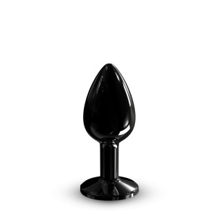 Металева анальна пробка з кристалом Dorcel Diamond Plug Black S - Інтернет-магазин спільних покупок ToGether