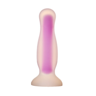 Анальна пробка що світиться Dream Toys RADIANT SOFT SILICONE GLOW IN THE DARK PLUG MEDIUM PURPLE, що світиться - Інтернет-магазин спільних покупок ToGether