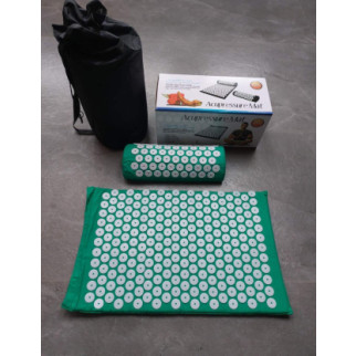 Масажний килимок з валиком, килимок Кузнєцова, акупунктурний килимок 60*42 - Інтернет-магазин спільних покупок ToGether