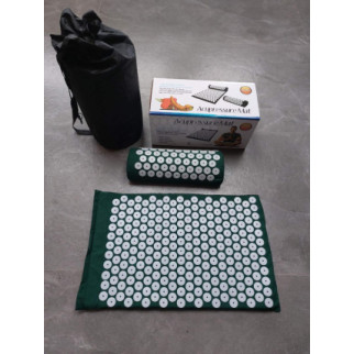 Масажний килимок з валиком, килимок Кузнєцова, акупунктурний килимок 60*42 - Інтернет-магазин спільних покупок ToGether