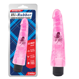 Вібратор рожевий Chisa Hi-Rubber - Інтернет-магазин спільних покупок ToGether