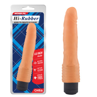 Вібратор бежевий Chisa Hi-Rubber 8,8 Inch Dildo - Інтернет-магазин спільних покупок ToGether