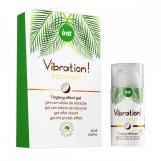 Рідкий вібратор Intt Vibration Coconut NEW 100% Vegan 15 мл - Інтернет-магазин спільних покупок ToGether