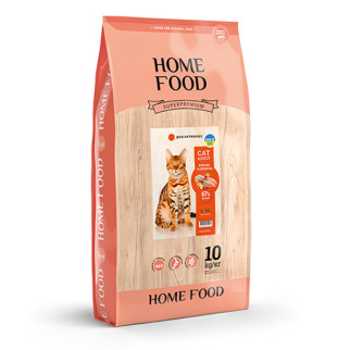 Сухий корм HOME FOOD для дорослих котів «Курочка та креветка» Для активних 10 кг - Інтернет-магазин спільних покупок ToGether