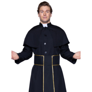 Костюм католицького священика Leg Avenue Priest 2 предмети, чорний, M/L - Інтернет-магазин спільних покупок ToGether