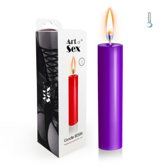 Фіолетова свічка воскова Art of Sex size M 15 см низькотемпературна низькотемпературна - Інтернет-магазин спільних покупок ToGether