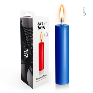 Синя воскова свічка Art of Sex size M 15 см низькотемпературна - Інтернет-магазин спільних покупок ToGether
