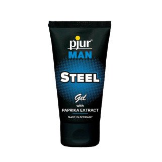 Гель для пеніса стимулювальний pjur MAN Steel Gel 50 ml з екстрактом паприки та ментолом - Інтернет-магазин спільних покупок ToGether