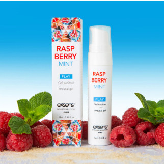 Стимулювальний гель EXSENS Kissable Raspberry Mint 15мл можна для поцілунків, охолоджувальний - Інтернет-магазин спільних покупок ToGether