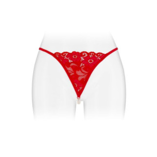 Трусики-стрінги з перлинною ниткою Fashion Secret VENUSINA Red - Інтернет-магазин спільних покупок ToGether