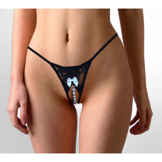 Еротичні жіночі трусики Art of Sex - Kаrin Black розмір XS-M - Інтернет-магазин спільних покупок ToGether