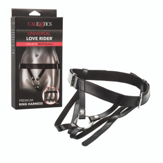 Трусики для страпона CalExotics Universal Love Rider Premium Ring Harness - Black - Інтернет-магазин спільних покупок ToGether