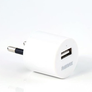 Мережевий зарядний пристрій з євровилкою U1 Drum RMT-5288 1.0 A 1*USB 220V white Remax 340401 - Інтернет-магазин спільних покупок ToGether