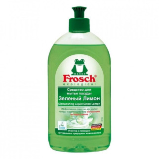 Засіб для миття посуду Frosch Зелений лимон 4009175176172 0.5 л - Інтернет-магазин спільних покупок ToGether