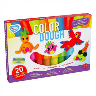 Тісто для ліплення Lovin Color Dough 41204 20 кольорів - Інтернет-магазин спільних покупок ToGether