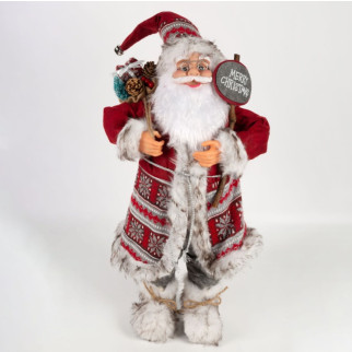 Фігура новорічна Санта Клаус 14025 60 см - Інтернет-магазин спільних покупок ToGether