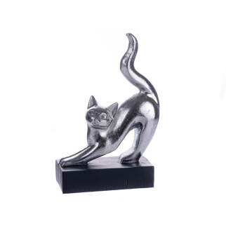 Фігурка декоративна Lefard Кішка 192-074 срібляста - Інтернет-магазин спільних покупок ToGether