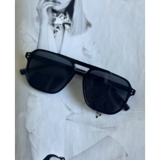 Сонцезахисні окуляри з подвійною переносицею авіатори  Чорний (0734) - Інтернет-магазин спільних покупок ToGether