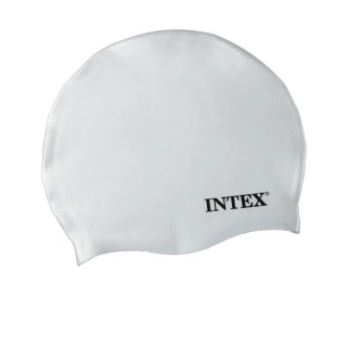 Шапочка для плавання Intex 55991, універсальна, розмір М (8+), обхват голови ≈ 52-65 см, (22 х 19 см), біла - Інтернет-магазин спільних покупок ToGether