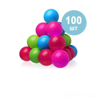Дитячі кульки для сухого басейну InPool 48100, 100 шт - Інтернет-магазин спільних покупок ToGether