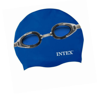 Набір 2 в 1 для плавання Intex 55649 (окуляри: універсальні 55685, обхват голови ≈ 52-65 см, шапочка 55991) - Інтернет-магазин спільних покупок ToGether