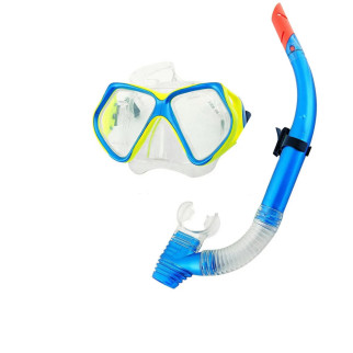 Набір 2 в 1 для плавання Bestway 24003 (маска: розмір L, (14+), обхват голови ≈ 54-65 см, трубка), блакитна - Інтернет-магазин спільних покупок ToGether