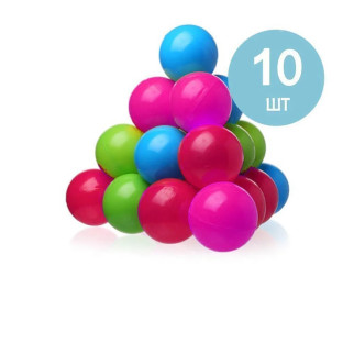 Дитячі кульки для сухого басейну InPool 48010, 10 шт - Інтернет-магазин спільних покупок ToGether