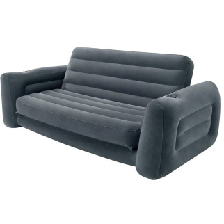 Надувний диван Intex 66552, 203 х 232 х 66 см. Флокований диван трансформер 2 в 1 - Інтернет-магазин спільних покупок ToGether