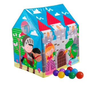 Дитячий ігровий будиночок Intex 45642-1 «Замок», 107 х 95 х 75 см, з кульками 10 шт - Інтернет-магазин спільних покупок ToGether