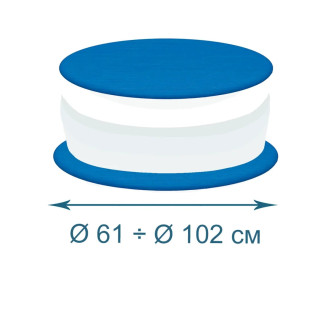 Тент - чохол та підстилка для дитячих басейнів InPool 33001, Ø 61, Ø 86 см (фактичний Ø 100 см) - Інтернет-магазин спільних покупок ToGether