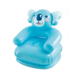 Дитяче надувне крісло «Коала» Intex 68556, 66 х 64 х 71 см, блакитне - Інтернет-магазин спільних покупок ToGether